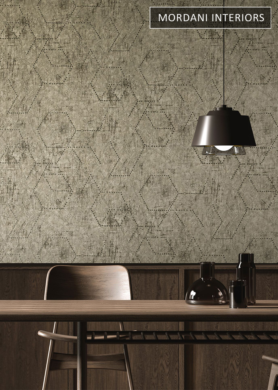 Rustic Geometric German Wallpaper